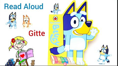 All About Bluey Read Aloud Book | #storytimewithgitte