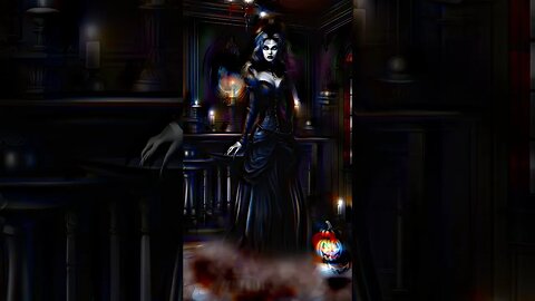 (#218) Motion Graphics "Snip 82" Witchy Woman by 39 DeZignS #witch #haunted #halloween