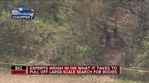 Experts detail what's next if remains are found during Macomb County search