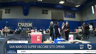 San Marcos Super Station Site Opens