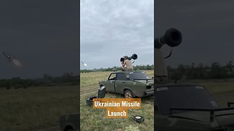 Ukrainian Missile Launch Slomo #ukraine #ukrainewar #missile