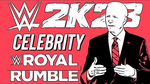 WWE 2K23 CELEBRITY ROYAL RUMBLE with the Presidents on commentary