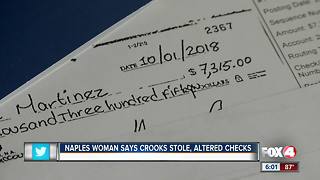 Woman defrauded in $10,000 check washing scam