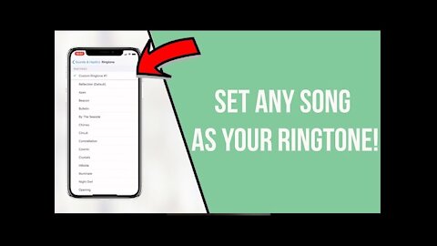 How to put a custom ringtone on iPhone