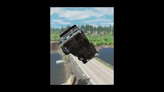 |MiniBeamNG/ Cars vs Giant Bulge #08 BeamNG.Drive #Shorts