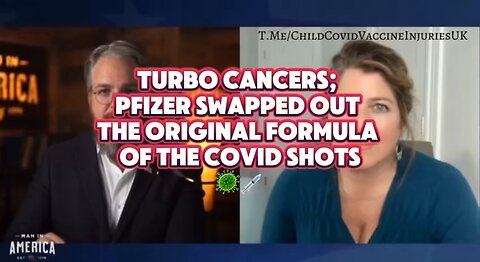 TURBO CANCERS; Pfizer swapped out the original formula of the Covid shots, approved under EUA