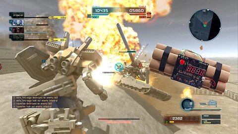 Defending The Bomb GM3 Win - Mobile Suit Gundam Battle Operation 2 Gameplay