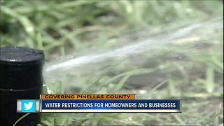 Water restrictions for homeowners and businesses