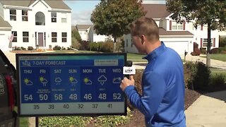 Cooler, breezy Thursday with highs in low 50s