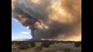 Mahogany Fire continues to grow near Las Vegas