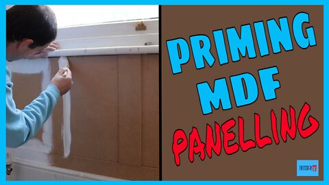 Priming mdf panelling. How to paint panelling.