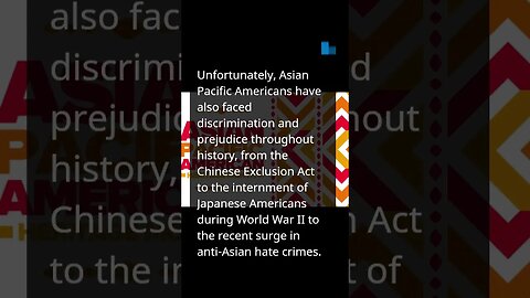 "HAPPY ASIAN PACIFIC AMERICAN HERITAGE DAY."