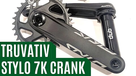 A Great Aluminum MTB Crankset, Truvativ Stylo 7k DUB Mountain Bike Crank Weight and Feature Review