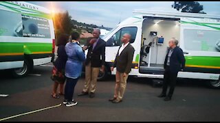 SOUTH AFRICA - Johannesburg - COVID19 - Launch of 60 mobile testing units (videos) (3vq)