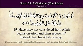 English Quran | Chapter 29 | Surah Al-Ankabut ( The Spider )