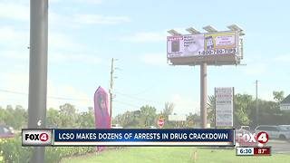 LCSO Makes Dozens of Arrests in Drug Crackdown
