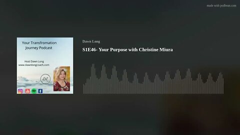 S1E46- Your Purpose with Christine Miura