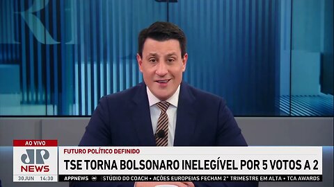 Votação no TSE termina 5 a 2 a favor da inelegibilidade de Bolsonaro | LINHA DE FRENTE