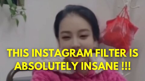 This Instagram filter is absolutely insane !!!