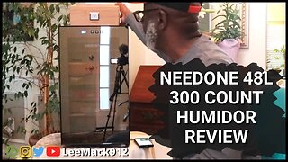 NEEDONE 48L Cooler Humidor, Electronic Humidor Cabinet Review | #Leemack912 (S09 E34)