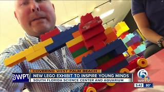 Legos take over the South Florida Science Center and Aquarium