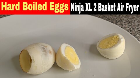 How to, Boiled Eggs in The Air Fryer, Ninja Foodi XL 2 Basket Recipe