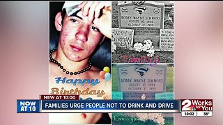 Families urge people not to drink and drive