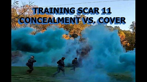 TRAINING SCAR 11 COVER VS. CONCEALMENT