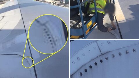 Real-Time DEI Demise Of Airlines: Flight Canceled When Passenger Notices Missing Bolts On Plane Wing