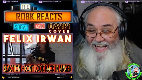 FELIX IRWAN Reaction - OASIS Cover DONT LOOK BACK IN ANGER - Requested