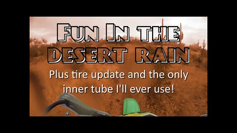 Fun In The Desert Rain - KDX220