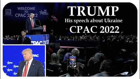 Trump makes history with best speech on planet Earth 👇 CPAC 2022
