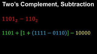 Two's Complement, Binary Subtraction - Discrete Mathematics