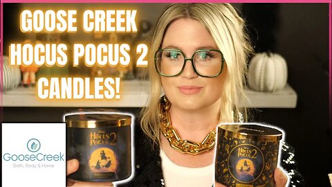 Goose Creek NEW Hocus Pocus 2 Candle REVIEW #goosecreekcandle #goosecreek #halloween #disney