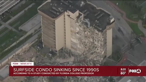 Florida condo tower that collapsed had been sinking since 1990s, FIU professor says