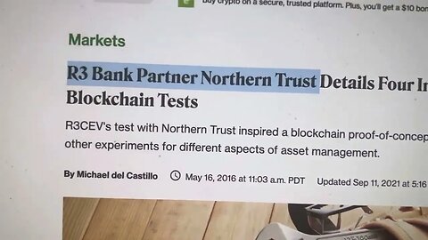 EXPOSED…XDC USED BY SWIFT…, VIA NORTHERN TRUST. BUY AT 4 cents!!