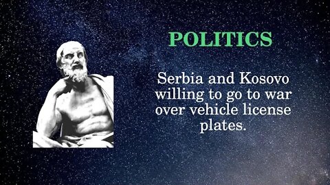 Politics Serbia and Kosovo willing to go to war over vehicle license plates