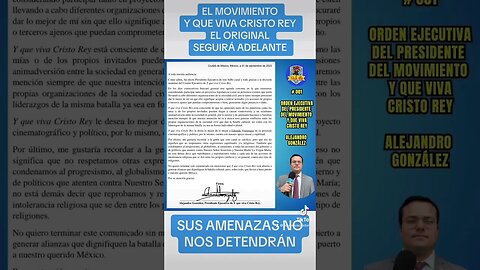 El movimiento cristero Y QUE VIVA CRISTO REY (el original y el bendecido por el Cardenal Íñiguez)