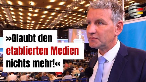 Björn Höcke exklusiv: „Glaubt den etablierten Medien nichts mehr!“@Deutschland Kurier🙈