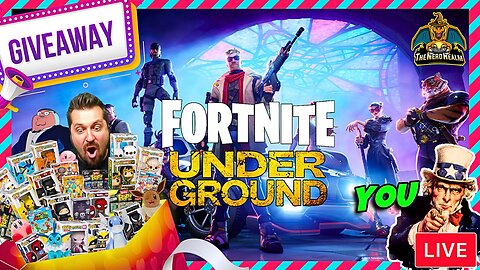 December GIVEAWAYS Now! Fortnite Underground with YOU! Let's Squad Up & Get Some Wins! 12/28/23