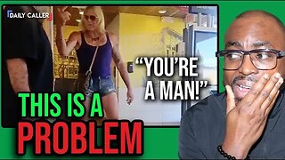 Man Confronts Transgender Person for using Women's Bathroom.