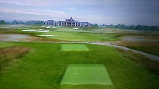 Shinnecock Hills Golf Club 18th Hole Flyby on Optishot 2 Simulator