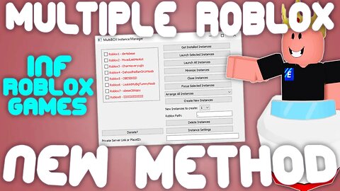 (2023 Tutorial) How to Use MULTIPLE Roblox Instances in 2023! INFINITE Roblox Games!