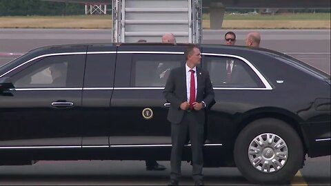 Biden Boards Air Force One Using Small Staircase And Heads To Finland After Three Minutes With Press