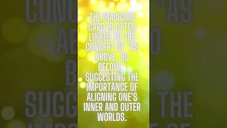 "Charisma and Influence: The Enigmatic Magician Tarot Card"