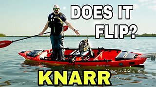 Most STABLE KAYAK EVER? Jackson Knarr FD Stability Test Does IT FLIP