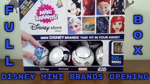 Disney Collection Mini Brands Full Box Opening