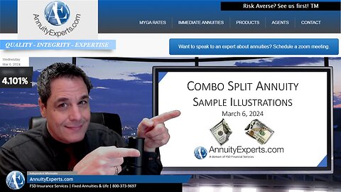 $500,000 Split Annuity Full March 2024 | 5 Year MYGA & SPIA combined to guarantee one result.