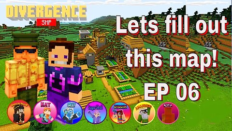 EP06, Lets fill out this map! Exploration time #MiM on the #DivergenceSMP!