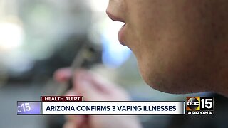 Arizona confirms 3 vaping illnesses